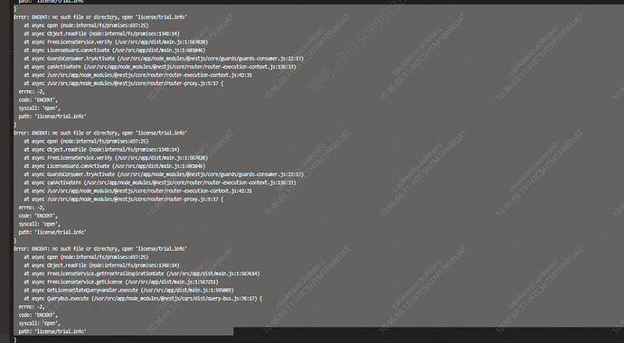 error log